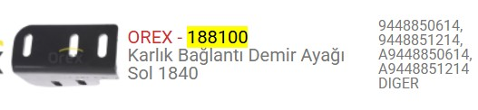 KARLIK BAGLANTI DEMIR AYAGI AXOR SOL 944 885 0614 -51214